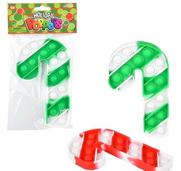 Buy CANDY CANE BUBBLE POPPER 6.5