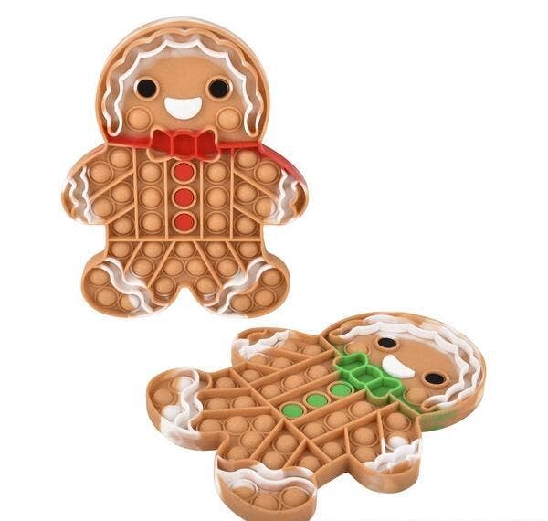 Buy GINGERBREAD MAN JUMBO GLITTER BUBBLE POPPER 9