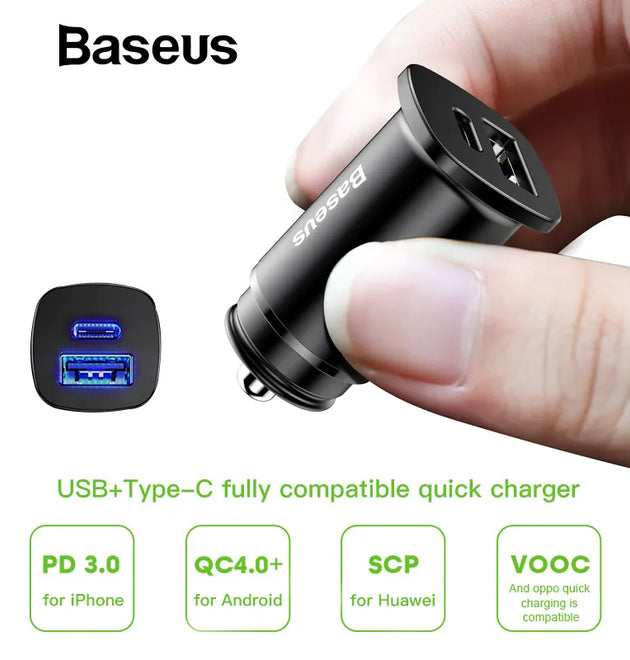 Dual USB C PD Quick Charger - 30W