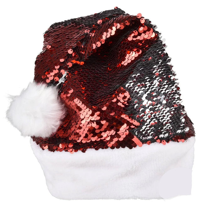 Flip Sequin Santa Kids Hat In Bulk