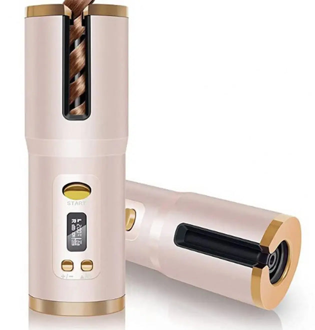 Cordless Hair Curler Machine - 4 Timer Settings