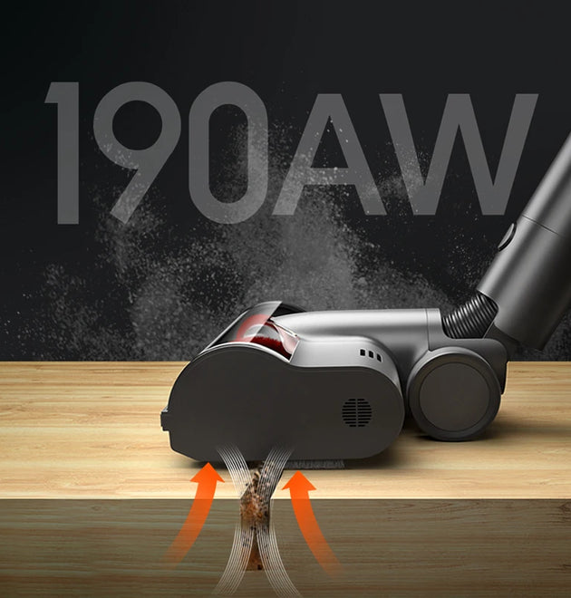 Dreame T30 Cordless Vacuum Cleaners for Home, 550W 27KPa 190AW Smart Auto-adjustment Suction 90mins Runtime