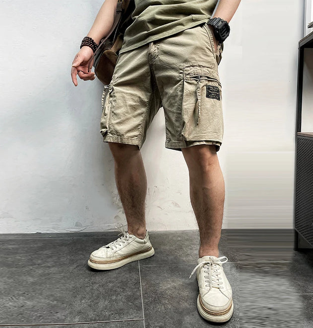 Men 2022 Summer Brand New Casual Vintage Classic Pockets Camouflage Cargo Shorts Men Outwear Fashion Twill Cotton Shorts Men