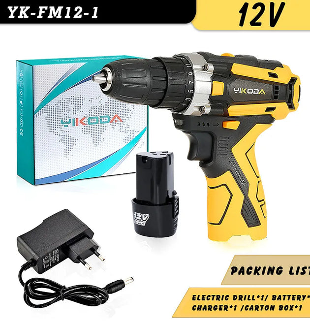 Cordless Drill - 21V Rechargeable Electric