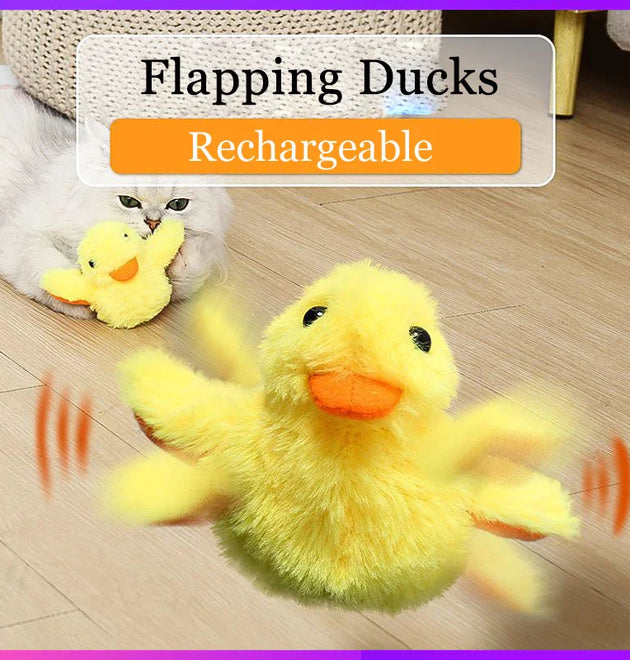 Interactive Electric Duck Toy for Cats