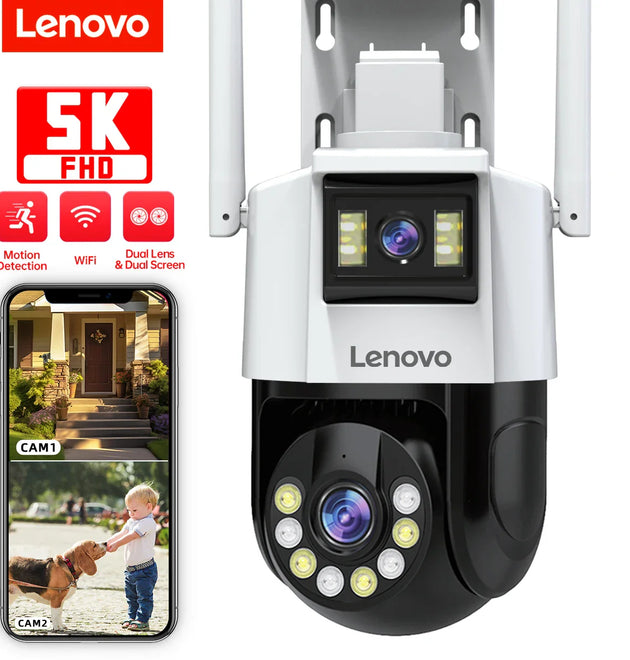 PTZ WiFi IP Camera with Audio - 3MP/5MP