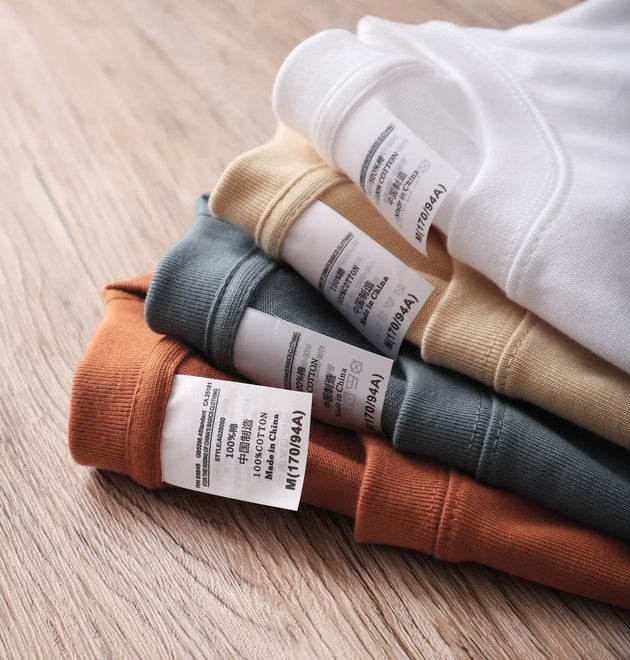 9.9oz 280gsm High Qualtity Oversized Heavy T-shirt for Men Short Sleeve Tee Cotton Solid Color Trend Leisure Green White Black