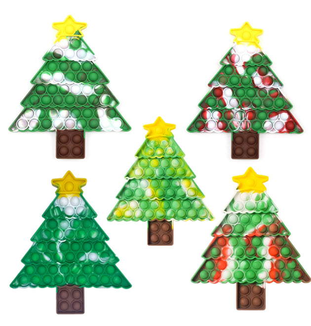 Christmas Tree Pop It Fidget Toy