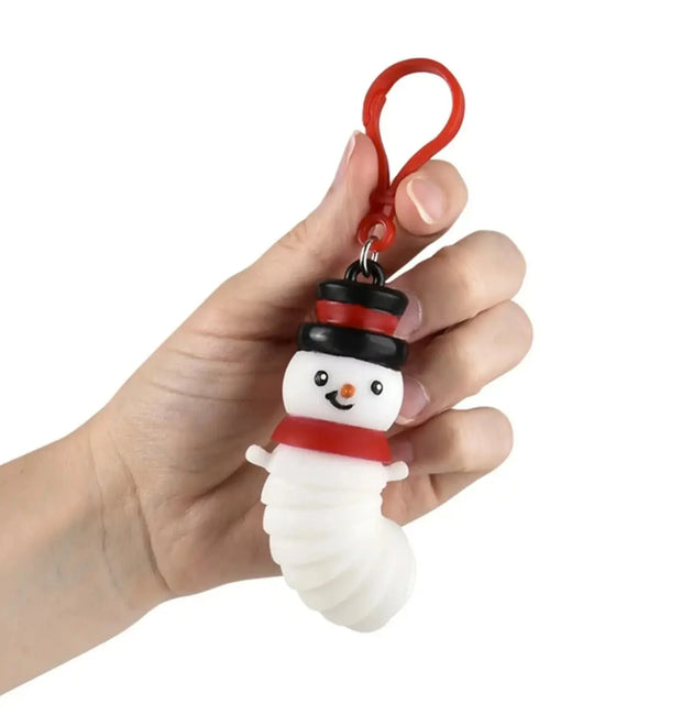 Wiggle Snowman Backpack Clip In Bulk