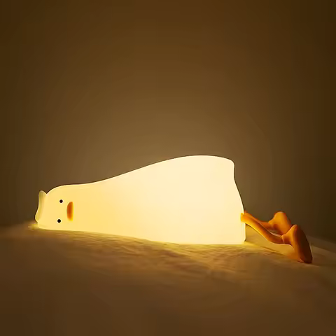 Cute Capybara Night Light for Kids – Soft Silicone Nursery Lamp | USB Rechargeable, Touch Control, Safe Bedside Sleep Light