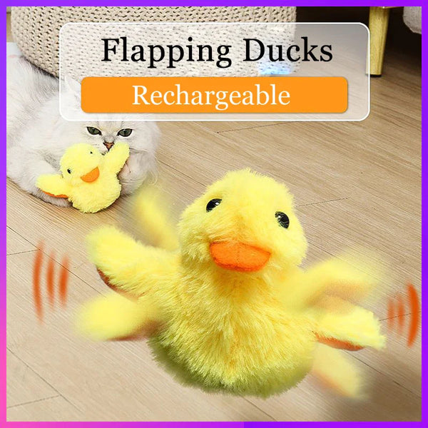 Interactive Electric Duck Toy for Cats